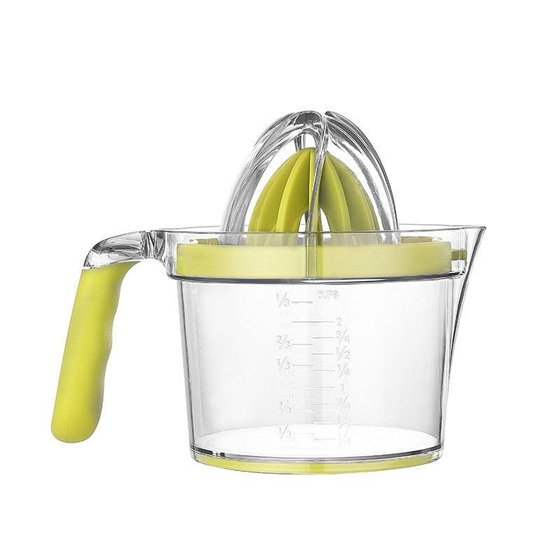 Lemon Orange Juicer Manual Hand Squeezer Fruit Juicer Lime Press With Built-in Measuring Cup And Grater Egg Separator Non-Slip